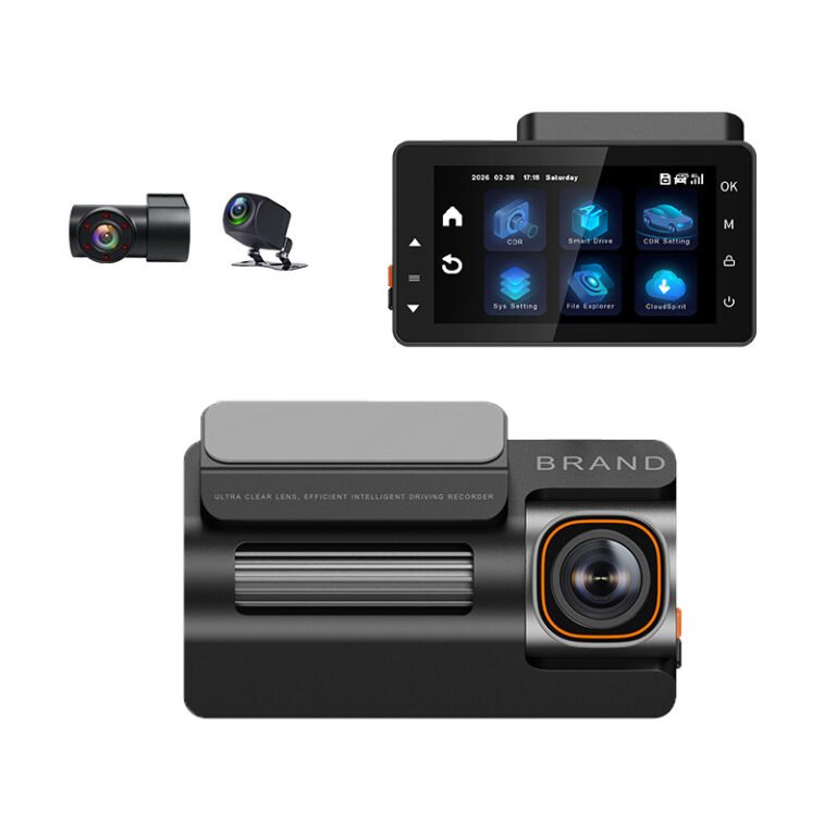 4G AI fleet dash cam 4-channel DMS ADAS GPS vehicle DVR
