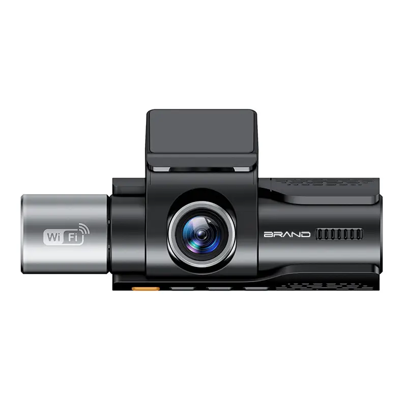 YS13 3-camera dash cam kit with rear exterior camera and 24H parking hardwire cable