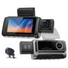 4G triple channel fleet dash cam YC02 2K vehicle DVR