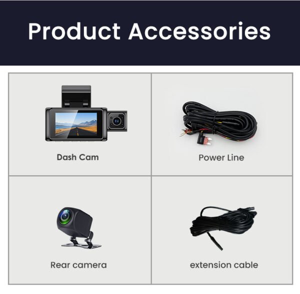 4G 3Channel Fleet Dash Cam with CMSV6 Platform Sup dash cam product image
