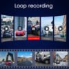 Loop recording dash cam for fleet vehicles