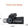 YS13 dash cam features — HDR night vision, WiFi app, G-sensor emergency lock and loop recording