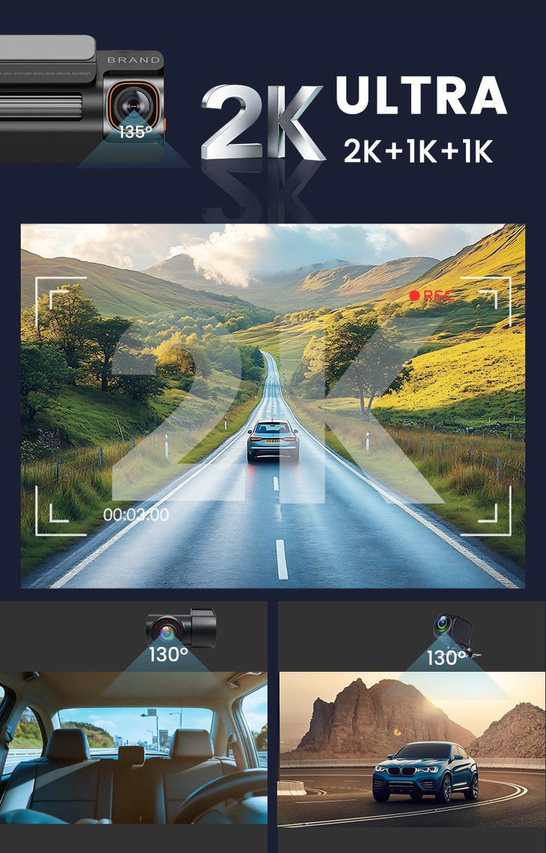 4G AI Smart Fleet Dash Cam with 4Channel Reco dash cam