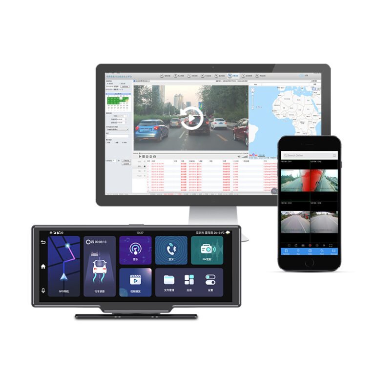 YC06 4G 4-channel fleet dash cam MDVR with GPS tracking and CMSV6 support