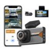 YS16 4K dual channel dash cam with front and rear 4K cameras