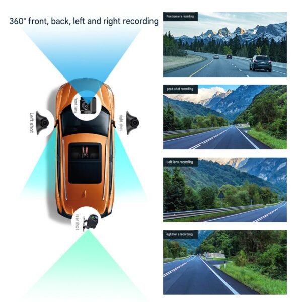 YC06 fleet dash cam MDVR with camera and harness accessories