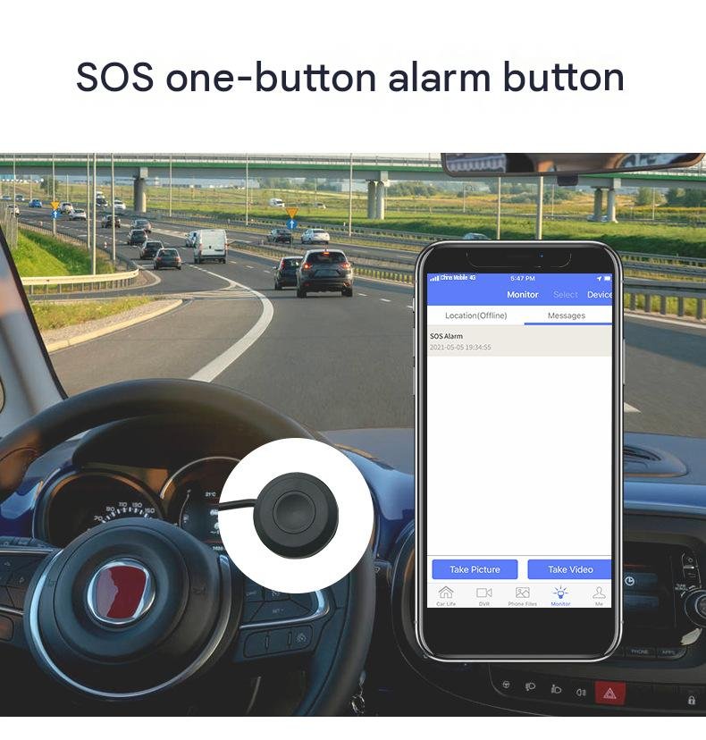 YC06 fleet dash cam camera options for truck and bus
