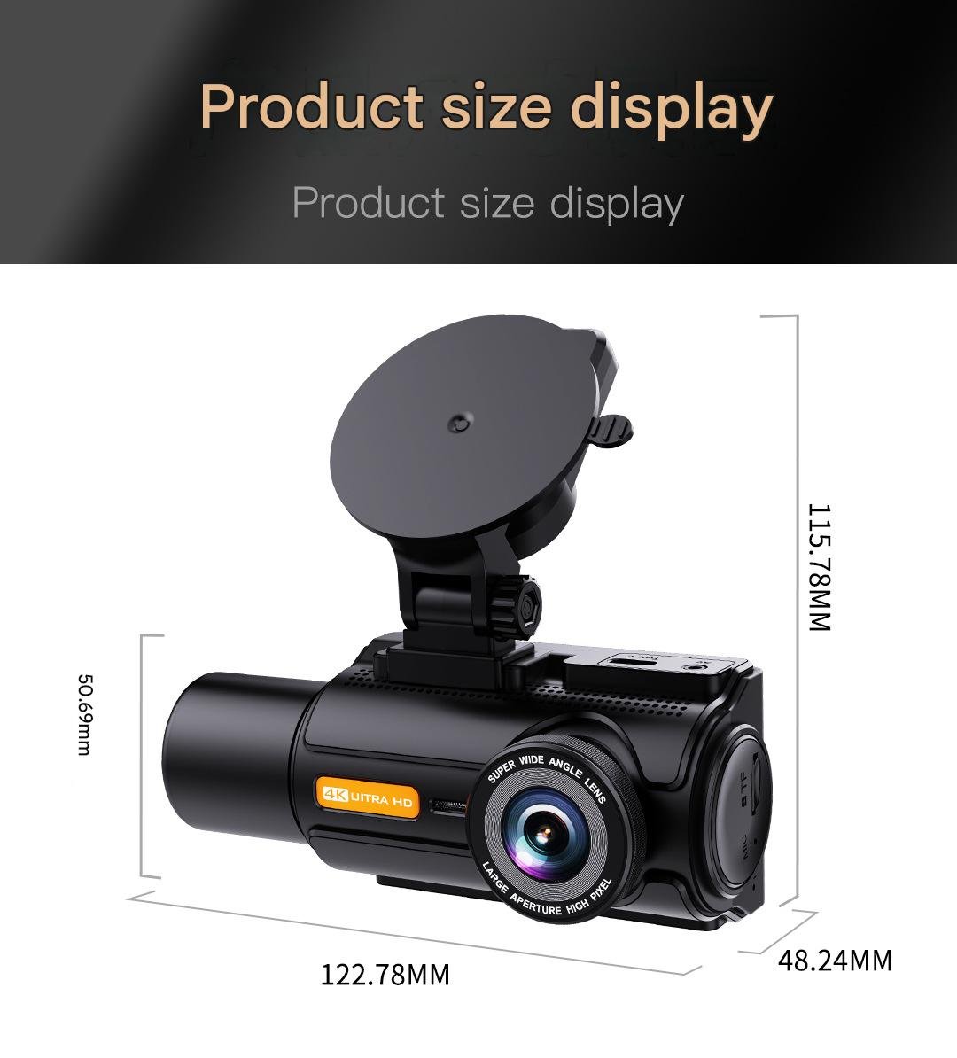 Wi-Fi 6 and built-in GPS connectivity of YS15 dash cam