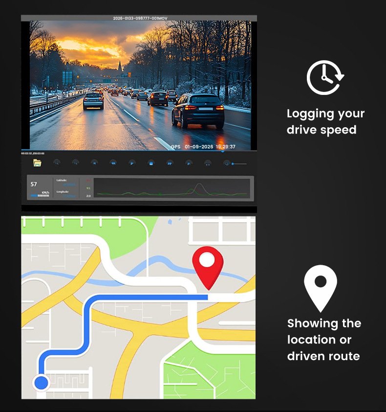 Wi-Fi and Viidure app connection for YS16 4K dash cam